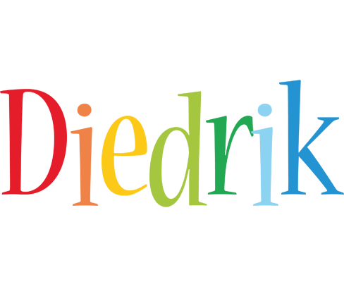 Diedrik birthday logo