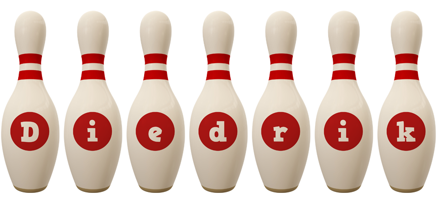 Diedrik bowling-pin logo