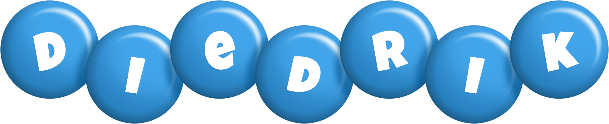 Diedrik candy-blue logo