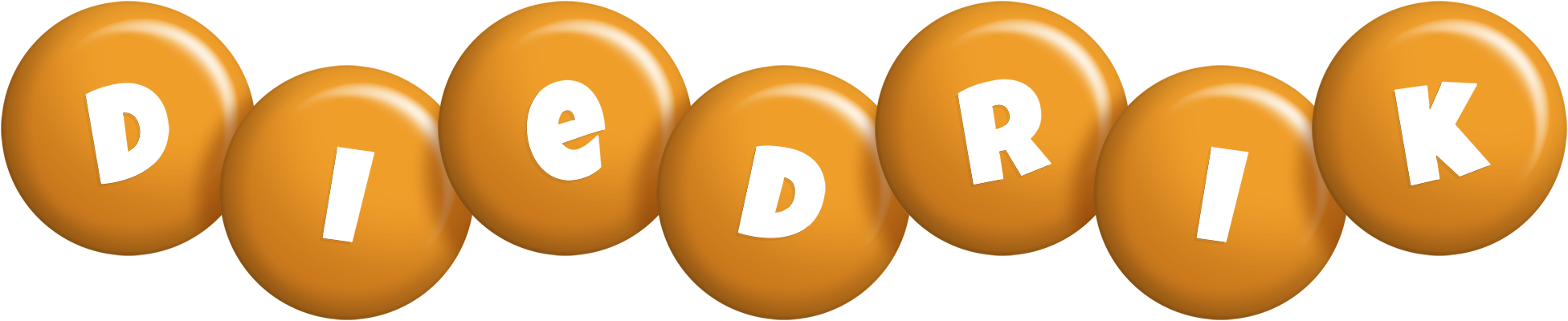Diedrik candy-orange logo