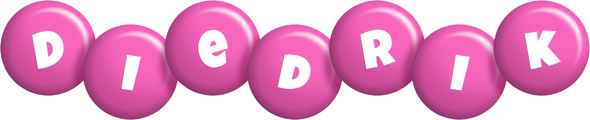 Diedrik candy-pink logo