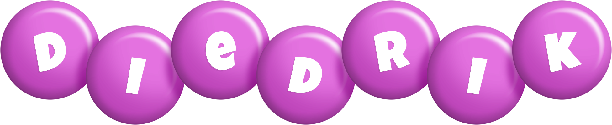 Diedrik candy-purple logo