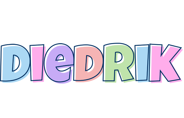 Diedrik pastel logo