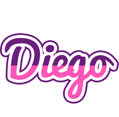 Diego cheerful logo