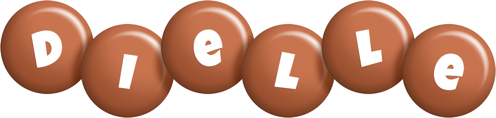 Dielle candy-brown logo