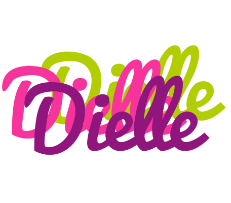 Dielle flowers logo