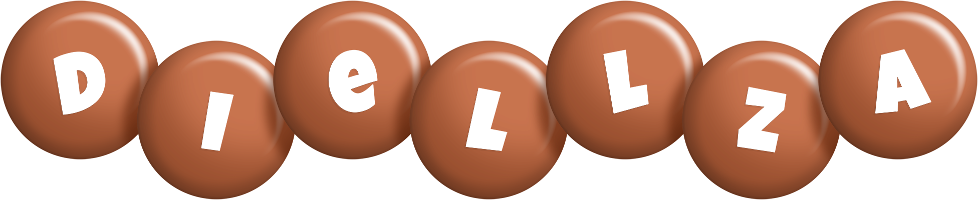 Diellza candy-brown logo