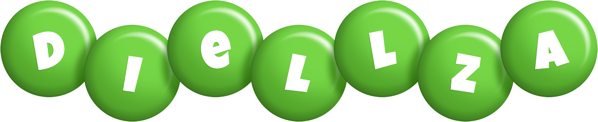 Diellza candy-green logo