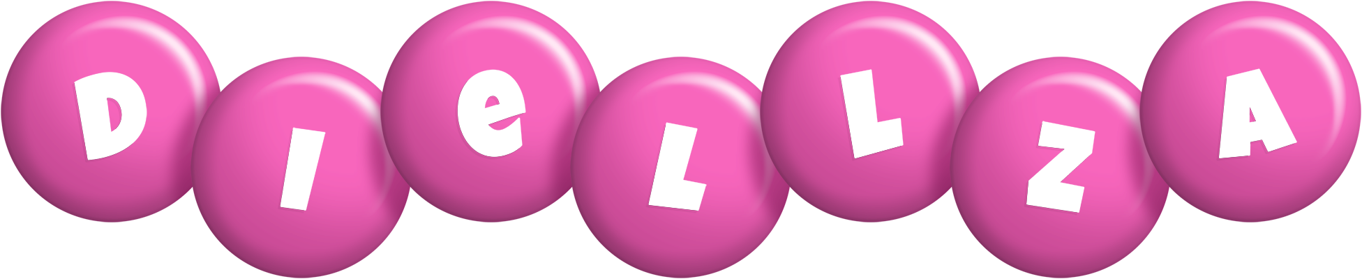 Diellza candy-pink logo