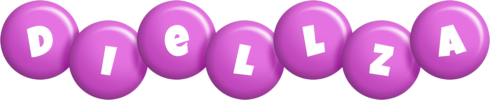Diellza candy-purple logo