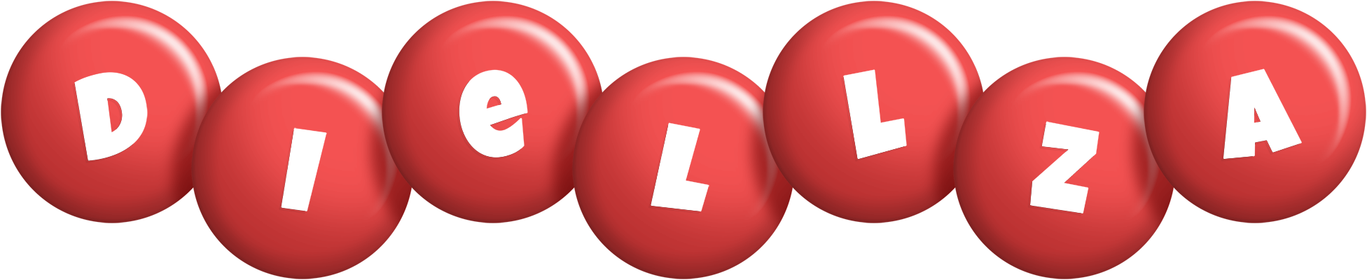 Diellza candy-red logo