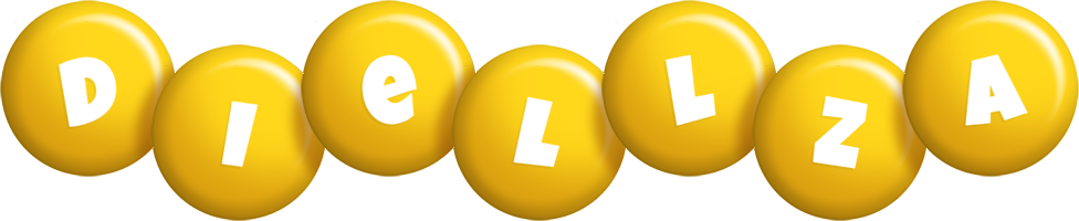 Diellza candy-yellow logo