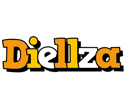 Diellza cartoon logo