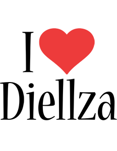 Diellza i-love logo