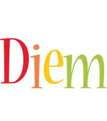 Diem birthday logo
