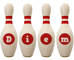 Diem bowling-pin logo