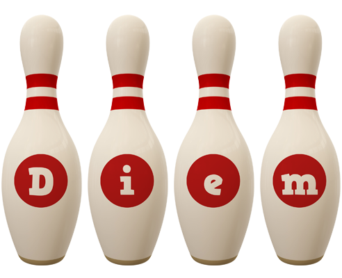 Diem bowling-pin logo