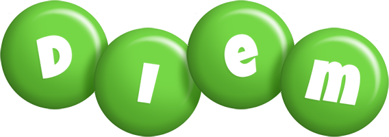 Diem candy-green logo