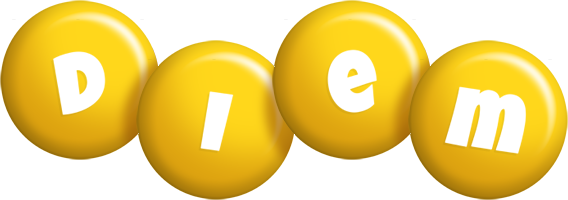 Diem candy-yellow logo