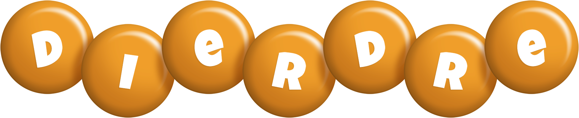 Dierdre candy-orange logo