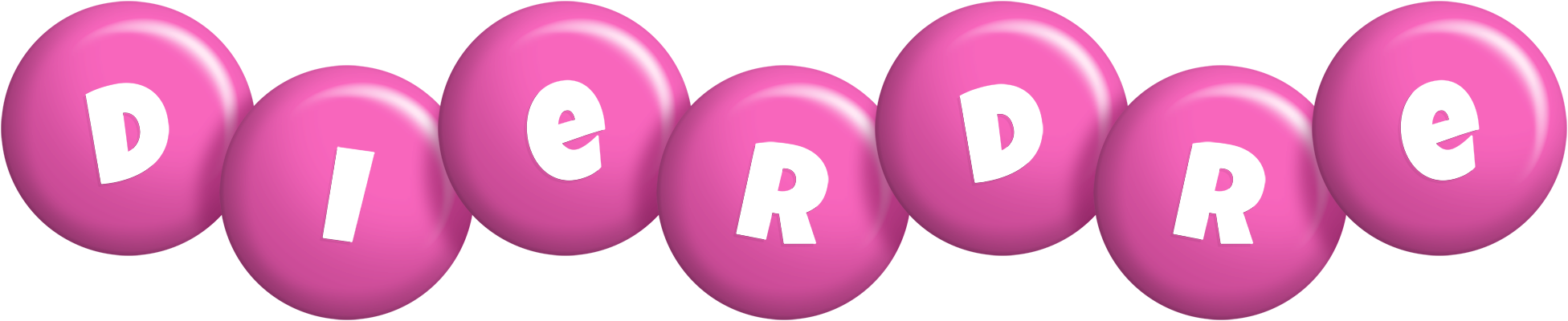 Dierdre candy-pink logo