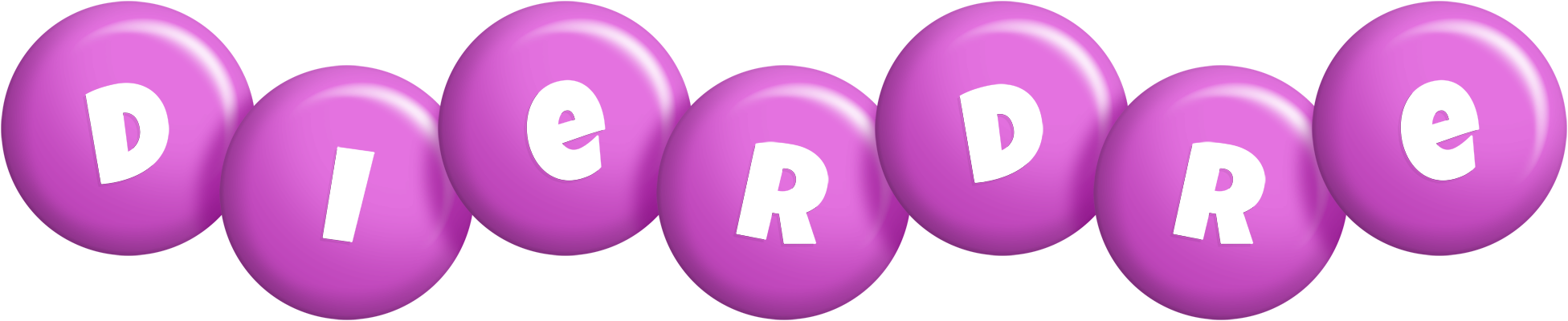 Dierdre candy-purple logo