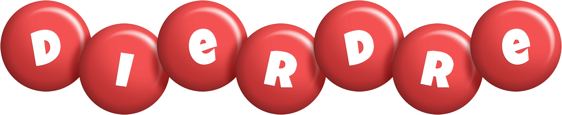 Dierdre candy-red logo