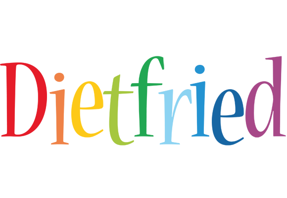 Dietfried birthday logo