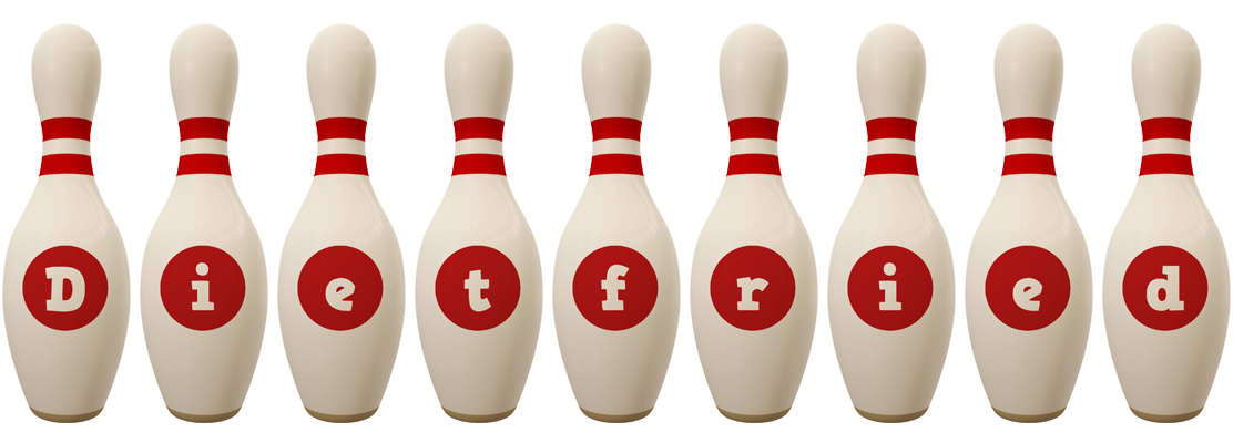Dietfried bowling-pin logo
