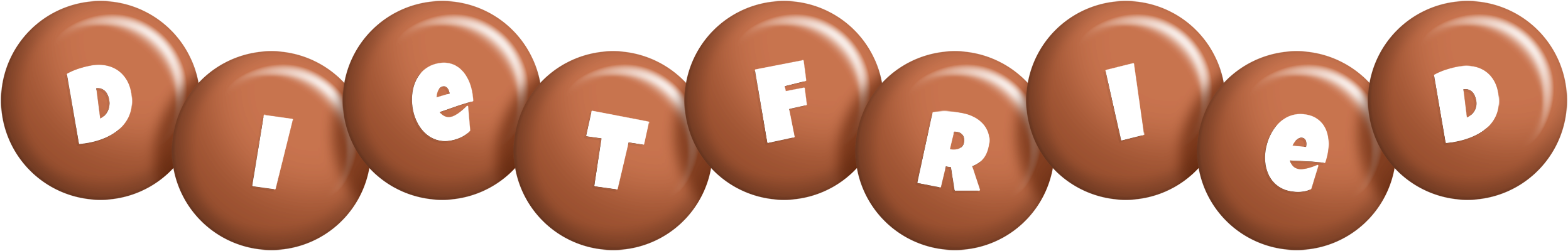 Dietfried candy-brown logo