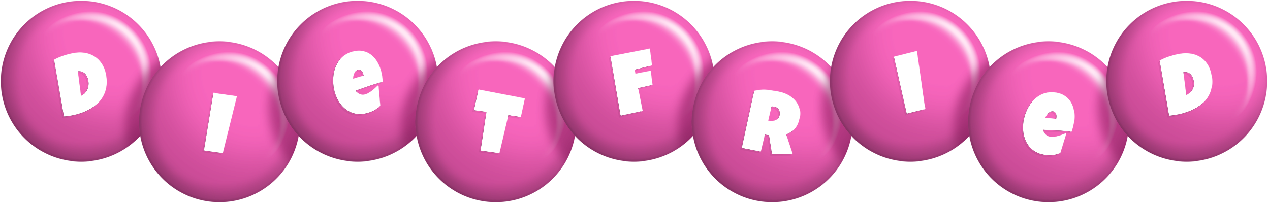 Dietfried candy-pink logo