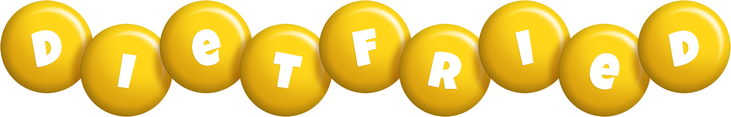 Dietfried candy-yellow logo