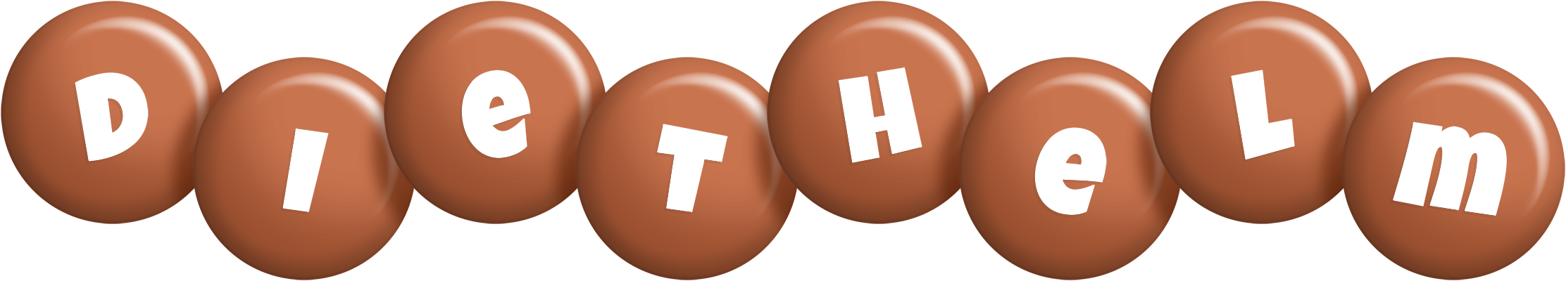 Diethelm candy-brown logo