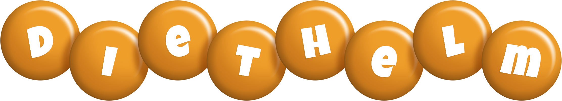 Diethelm candy-orange logo