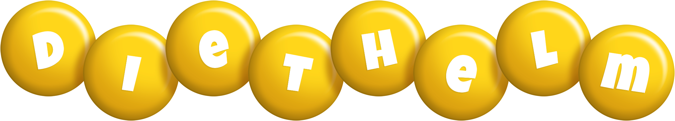 Diethelm candy-yellow logo