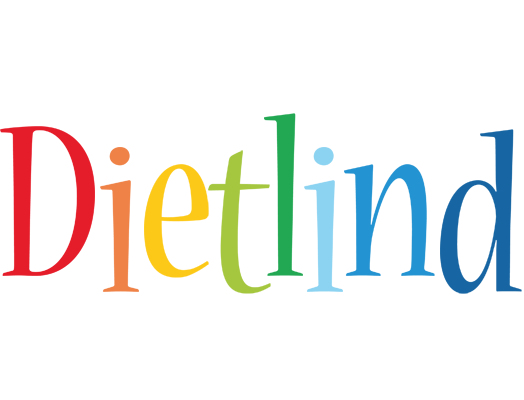 Dietlind birthday logo