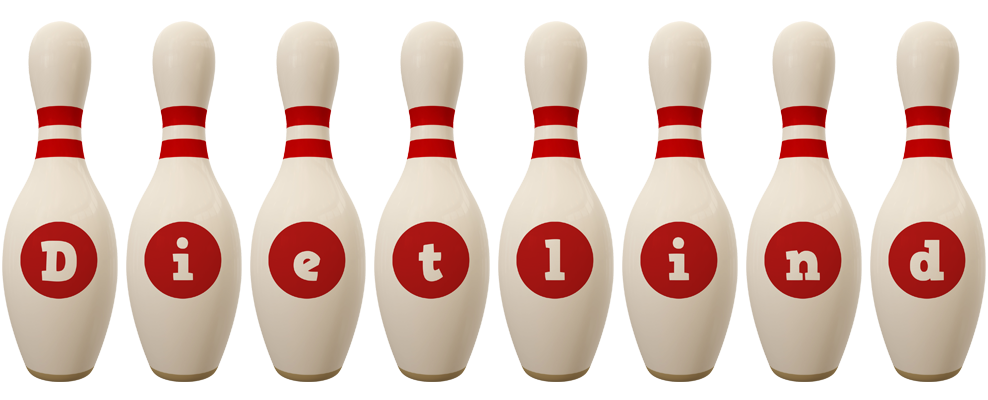 Dietlind bowling-pin logo