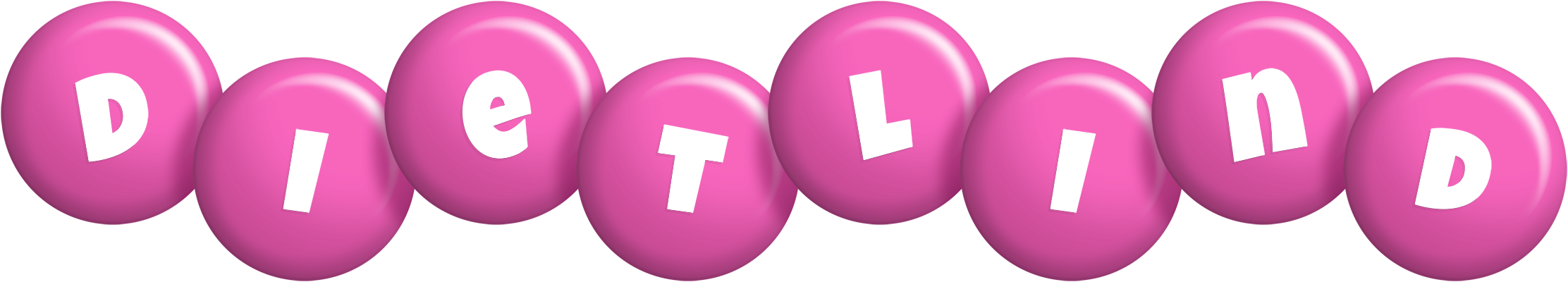 Dietlind candy-pink logo