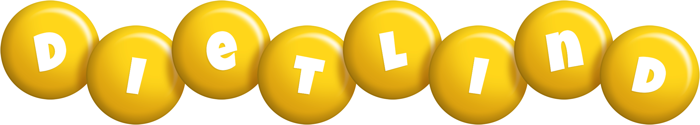 Dietlind candy-yellow logo