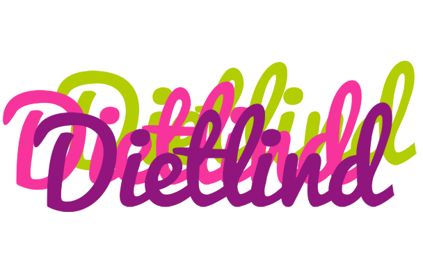 Dietlind flowers logo