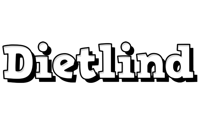 Dietlind snowing logo