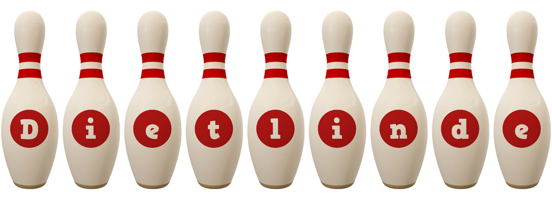 Dietlinde bowling-pin logo