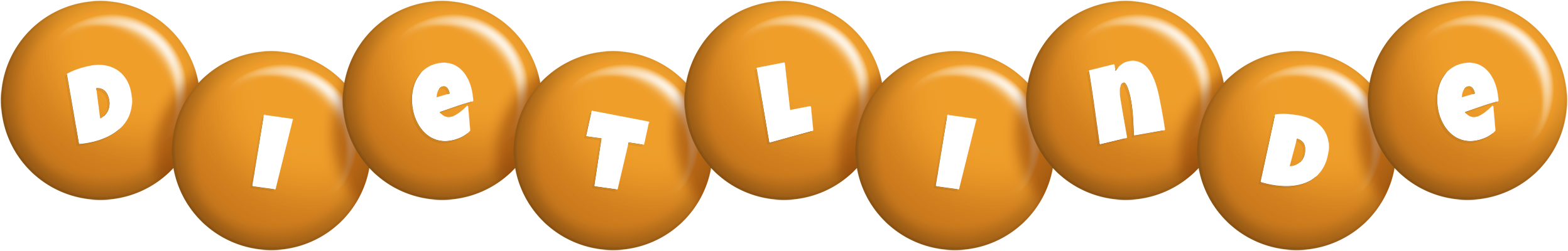 Dietlinde candy-orange logo