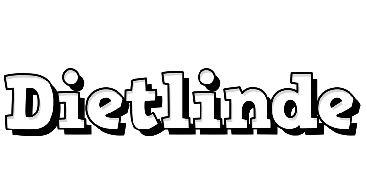 Dietlinde snowing logo