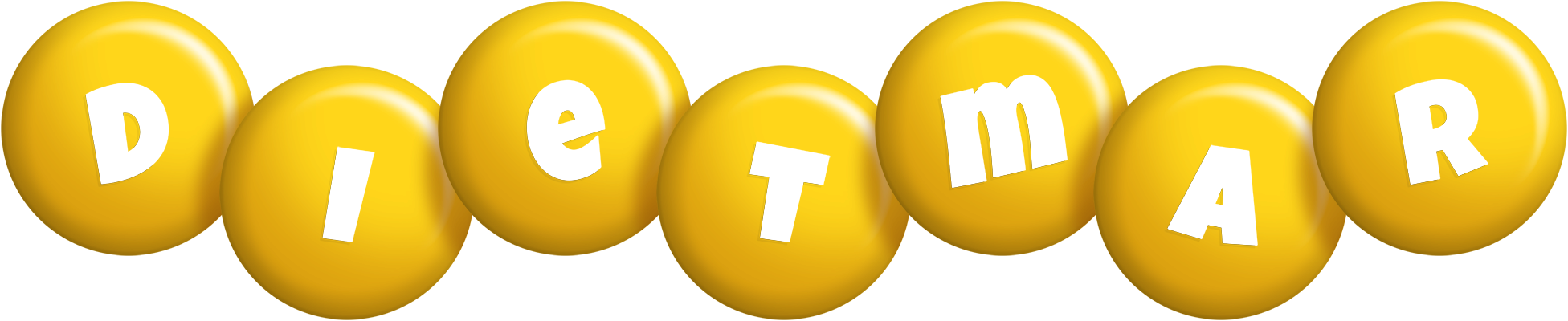 Dietmar candy-yellow logo