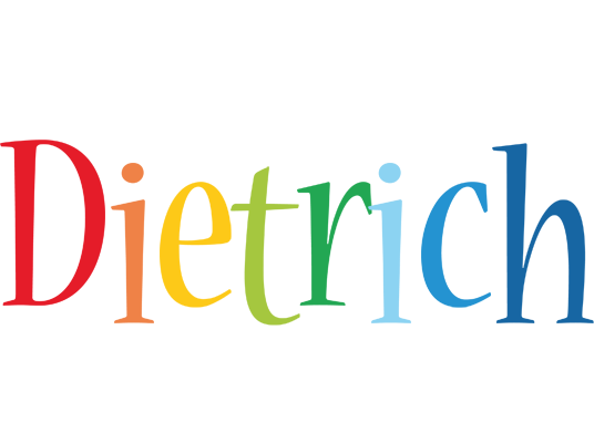 Dietrich birthday logo