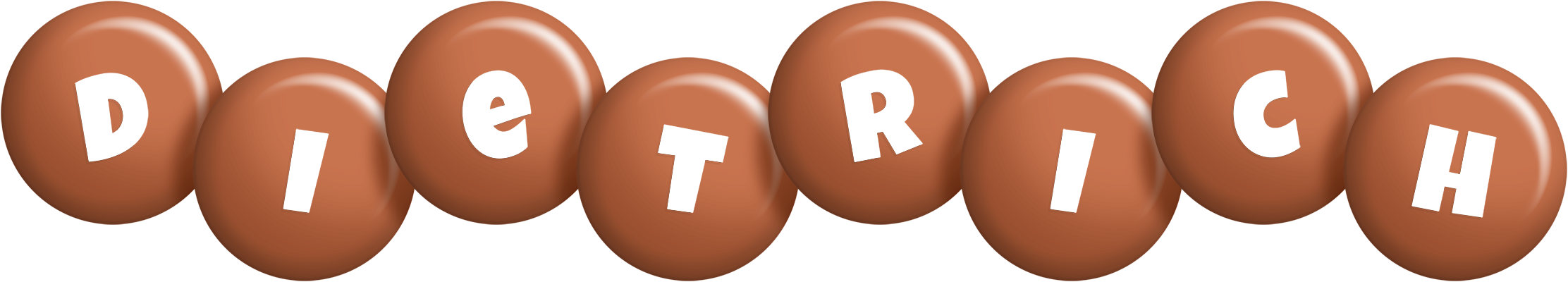 Dietrich candy-brown logo
