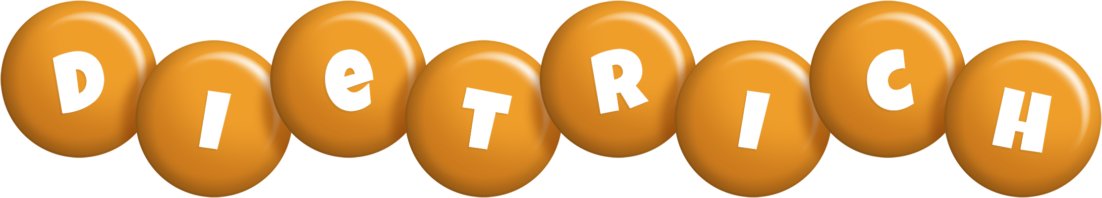 Dietrich candy-orange logo
