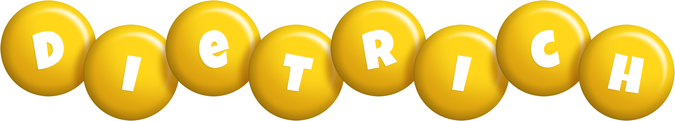 Dietrich candy-yellow logo