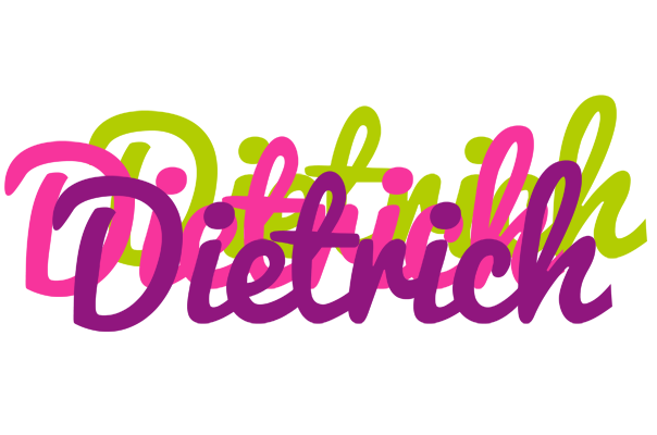 Dietrich flowers logo